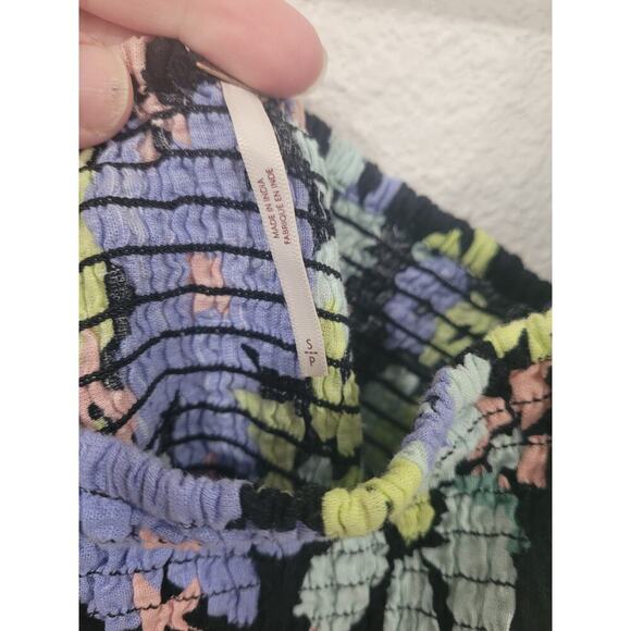 Free People Women's Ariana Printed Crop Top size Small #12s - Picture 4 of 6